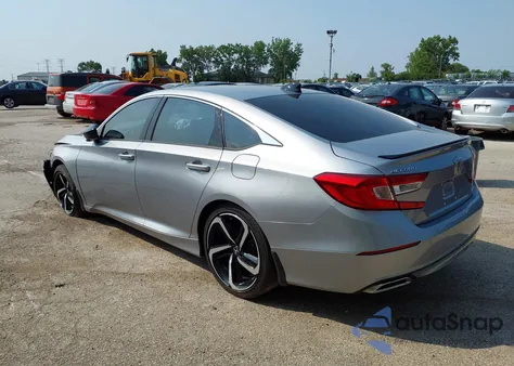 2022 Honda Accord Sport from USA, damaged, VIN 1HGCV1F33NA113403